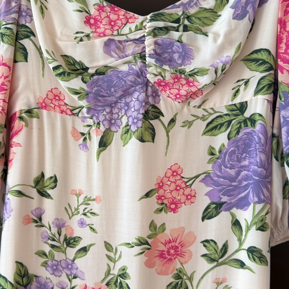 NOBODY’s CHILD Floral Print Maxi Dress NWT’s sz 6 - Picture 8 of 13